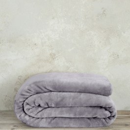 Κουβέρτα Βελουτέ Coperta Smoky Lilac Nima LILAC