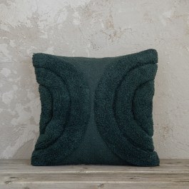 Μαξιλάρι Διακοσμητικό (Με Γέμιση) Hanna Dark Green Nima Dark Green