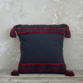 Μαξιλάρι Διακοσμητικό (Με Γέμιση) Janelle Dark Grey Nima DARK GREY