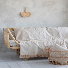Throw Wavy Beige Nima Beige