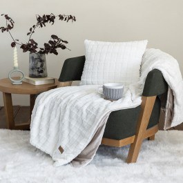 Sofa Blanket Weave Cream Nima CREAM