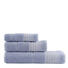 Πετσέτες Plush (Σετ 3τμχ) Blue Nima BLUE