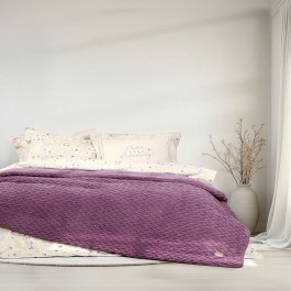 Κουβερτοπάπλωμα Muffle Mauve Nima MAUVE
