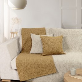 Throw Caldo Double-Sided Beige-Gold Nima BEIGE-GOLD