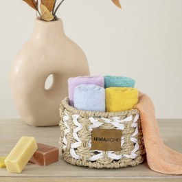 Καλαθάκι Με Λαβέτες Bamboo Calm (Σετ 5τμχ) Multi Nima MULTI