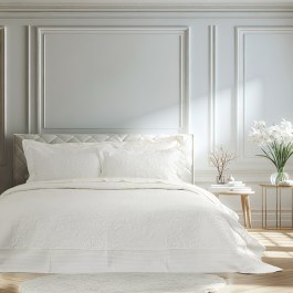 Κουβερλί Heather (Σετ 3τμχ) Ivory Nima IVORY