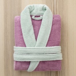 Μπουρνούζι Ease Mauve Pink-Mint Nima PINK-MINT