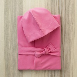 Children's Bathrobe Splashy Pink Nima PINK