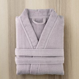 Bathrobe Kimono With 3/4 Sleeve Nido Dusty Lilac Nima LILAC