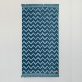 Πετσέτα Θαλάσσης Vida Jacquard Blue Nima BLUE