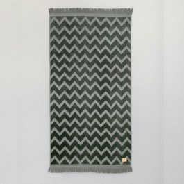 Beach Towel Vida Jacquard Dark Grey Nima DARK GREY