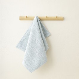 Kitchen Towel Label Dusty Aqua Nima AQUA