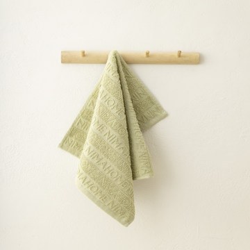 Kitchen Towel Label Olive Green Nima