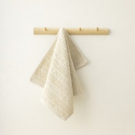 Kitchen Towel Label Sand Beige Nima SAND