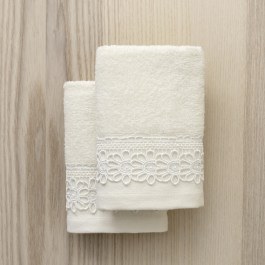 Πετσέτες Amara (Σετ 2τμχ) Ivory Nima IVORY