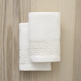 Πετσέτες Amara (Σετ 2τμχ) White Nima WHITE