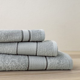 Πετσέτες Elyon (Σετ 3τμχ) Grey Nima GREY