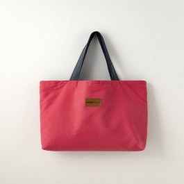 Beach Bag Riva 37x54 Vivid Pink-Dark Grey Nima PINK-GREY