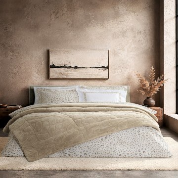 Κουβερτοπάπλωμα Peblo Light Beige Nima