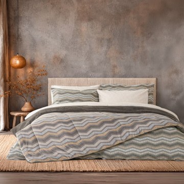 Κουβερτοπάπλωμα Tempo Grey-Beige Grey-Beige Nima