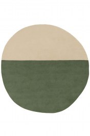 Carpet Pearls Green-Beige 150X148 Round Nani Marquina BEIGE-GREEN