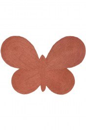 Carpet Lucia Eames Butterfly Jute Terracotta 132X90 Nani Marquina TERRA
