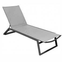 Ξαπλώστρα Tulip 01-00-2393 200x65x33/104cm Anthracite ANTHRACITE