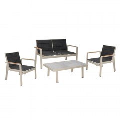 Σαλόνι Κήπου Nofi 2.0-2 01-00-1771 (Σετ 4Τμχ) Beige-Anthracite