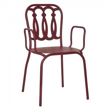 Chair Talia-3/P 02-00-1225 53x54x88cm Bordo