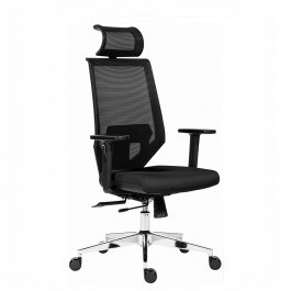 Executive's Office Chair Edge 01-00-2243 53x68x119/132,5cm Black BLACK