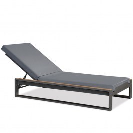 Sunbed Calabria 01-00-3200 83x192x37cm Anthracite ANTHRACITE