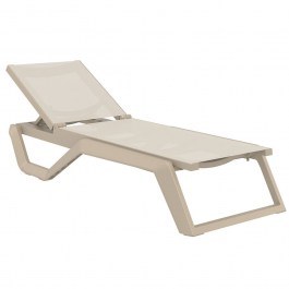 Stackable Sunbed Rio 01-00-3318 190x70x33cm Taupe TAUPE