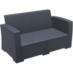 Monaco 2-Seater Sofa 01-00-0696 79x140x79cm Anthracite