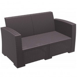 Monaco 2-Seater Sofa 01-00-0694 79x140x79cm Brown BROWN