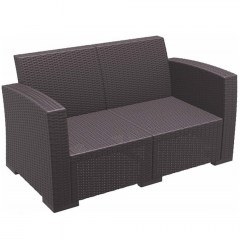 Monaco 2-Seater Sofa 01-00-0694 79x140x79cm Brown