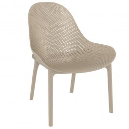 Καρέκλα Sky Lounge 01-00-2481 71x60x83cm Taupe TAUPE