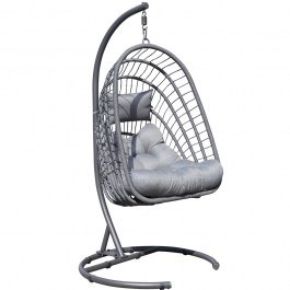Hanging Swing Chair Boom 01-00-2864 122x105x197cm 220Kg Grey GREY