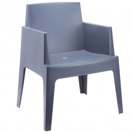 Πολυθρόνα Box 01-00-2543 58x65x80cm Anthracite ANTHRACITE