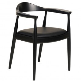 Armchair Ador 01-00-3287 54x62x76,5cm Black BLACK