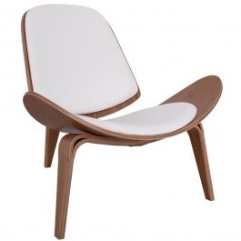 Armchair Lounge Superior 01-00-3299 83x89x76cm White-Natural WHITE-NATURAL