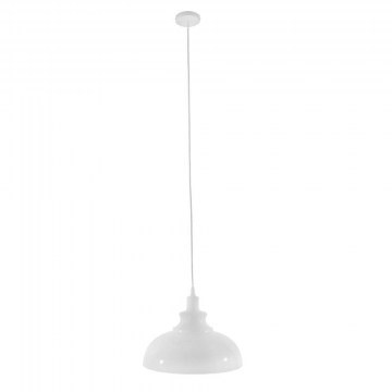 Ceiling Lamp Andy 00999 1xΕ27 D35x28cm White-Gold GloboStar