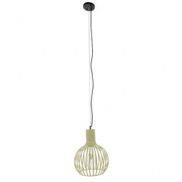 Φωτιστικό Οροφής Scandi 01387 1xΕ27 Με Πλέγμα Φ23x30cm Beige GloboStar BEIGE