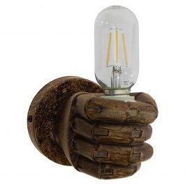 Φωτιστικό Τοίχου-Απλίκα Fist Gold 01138 GloboStar GOLD
