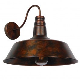 Φωτιστικό Τοίχου-Απλίκα Sord 01052 Iron Rust GloboStar RUST