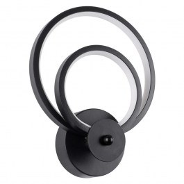 Wall Lamp Freddie 61076 Led 15W 20x7,5x25cm Black GloboStar BLACK
