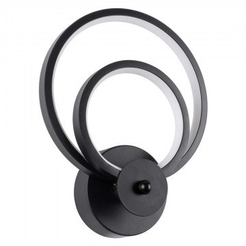 Wall Lamp Freddie 61076 Led 15W 20x7,5x25cm Black GloboStar