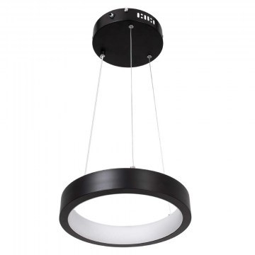 Ceiling Lamp Nemesis 61152 Led 20W D25cm Black GloboStar