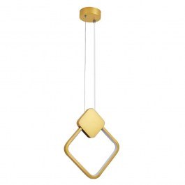 Φωτιστικό Οροφής Mary 61084 Led 12W 20x2,3x28,5cm Gold GloboStar GOLD