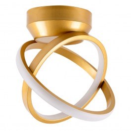Φωτιστικό Οροφής - Πλαφονιέρα Amelia 61054 Led 20W  24,5x16x25cm Gold Matt GloboStar GOLD