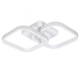 Φωτιστικό Οροφής - Πλαφονιέρα Nora 61062 Led 22W 40x24x7cm White GloboStar WHITE